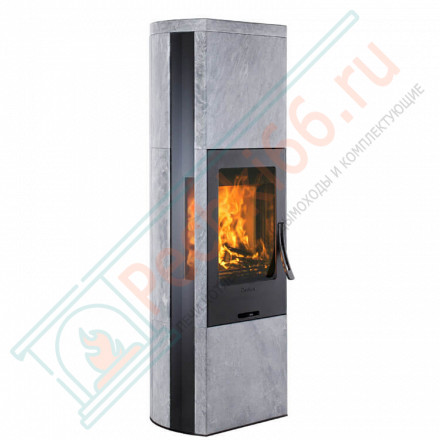 Печь-камин 35T:2, с чугунной дверцей, верх талькомагнезит, цвет корпуса топки серый (Contura)