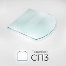 Стекло напольное под печь СП3 1100*1100мм. (Россия)