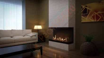 Встраиваемый биокамин Lux Fire Фронтальный 640 S