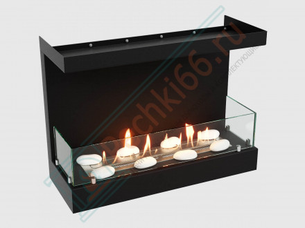 Встраиваемый биокамин Lux Fire Фронтальный 640 S