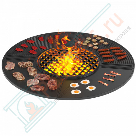 Чугунная гриль плита Gurman Ø 700 (Везувий)