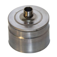 Заглушка с конденсатотводом (НЕРЖ-439/0,5) d-115 (УМК) Заглушка с конденсатотводом (НЕРЖ-439/0,5) d-115 (УМК)