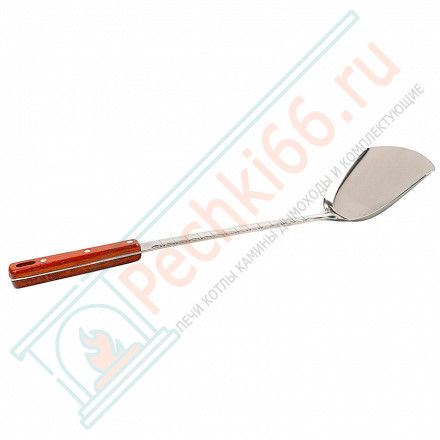 Лопатка для жарки цельная, с деревянной ручкой 45 см