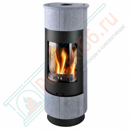Печь-камин Cadiz, черный/serpentino (Thorma) до 180 м3