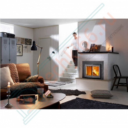 Чугунная топка i5 двойная дверца, цвет черный (Contura)