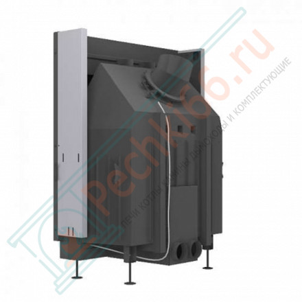 Топка Вега 1200 B принтинг черный шамот подовое горение (Экокамин)