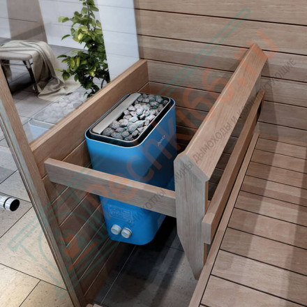 Печь для сауны VIENNA 80 STS (8 кВт, цвет серый, 20 кг камней)