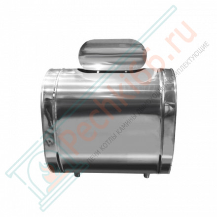 Бак для воды настенный, горизонтальный (НЕРЖ-304/0,8мм) 76 л (Дымок)