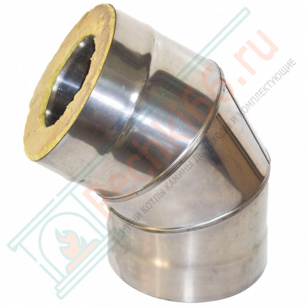 Сэндвич-отвод 135° (НЕРЖ-439/1,0-ОЦИНК/0,5) d-115/200 (УМК)