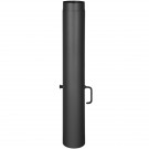 Шибер L=1000, черный d-120 (КПД)