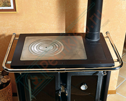 Печь с варочной поверхностью Rosetta, цвет бордовый (La Nordica)