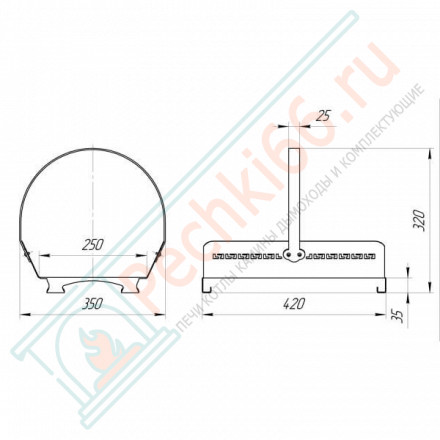 Дровница VKN111-R7010, серый (Вулкан)
