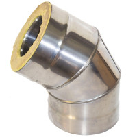 Сэндвич-отвод 135° (НЕРЖ-439/1,0-ОЦИНК/0,5) d-200/280 (УМК) Сэндвич-отвод 135° (НЕРЖ-439/1,0-ОЦИНК/0,5) d-200/280 (УМК)