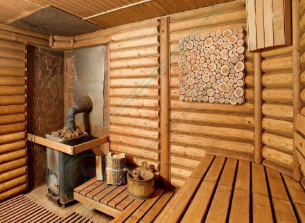 Панно из можжевельника на щите 400х400 мм