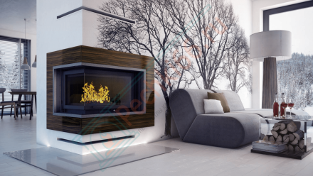 Чугунная топка Oliwia right BS Deco (Kratki)