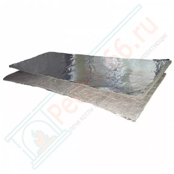 Базальтоволокнистый теплоизоляционный материал БВТМ-К, картон с фольгой, 1250*600*5 мм (Тизол) в Тюмени