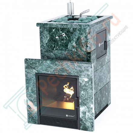 Печь для бани Сочи-М2 в змеевике с открытым верхом (ИзиСтим)