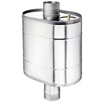 Натрубный бак для воды (НЕРЖ-439/0,8мм) 80 л, d-150 (УМК)