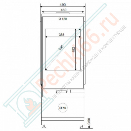 Каминная топка Zenith (Supra) 8 кВт