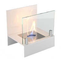 Биокамин Афиша S, белый (LuxFire)