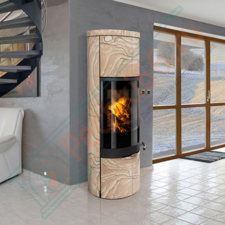 Печь-камин Soria Akum песчаник (Romotop)