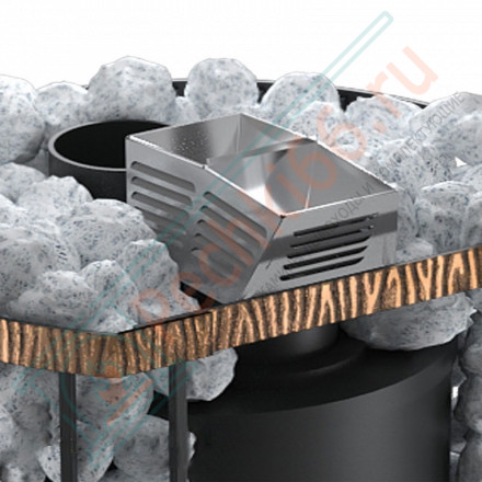 Печь для бани с закрытой каменкой Услада 40, под обкладку (Жара)