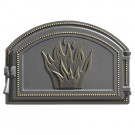 Дверца печная чугунная 223, бронза (Везувий)