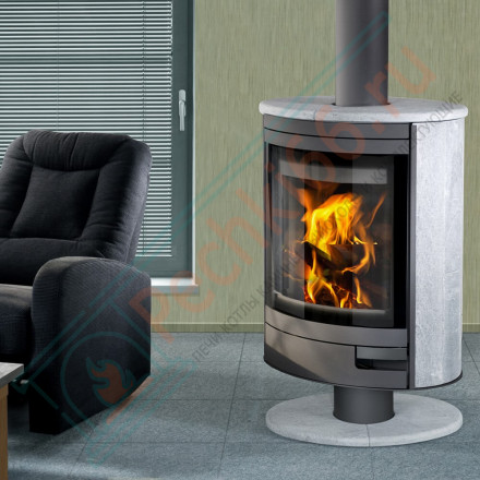 Печь-камин Stromboli N камень (Romotop)