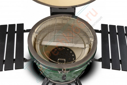 Керамический гриль Diamond Egg XL зеленый