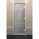 Стеклянная дверь DoorWood «Хамам Престиж Сатин» 1900х800 мм