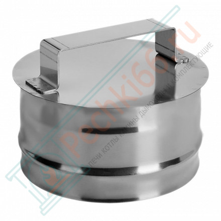 Ревизия на трубу без изол (НЕРЖ-321/0,5) d-130 (Дымок-Lux)