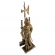 Набор каминный D50011АGК Рыцарь (4 предмета, 79см, античное золото/черный), на подставке в Тюмени