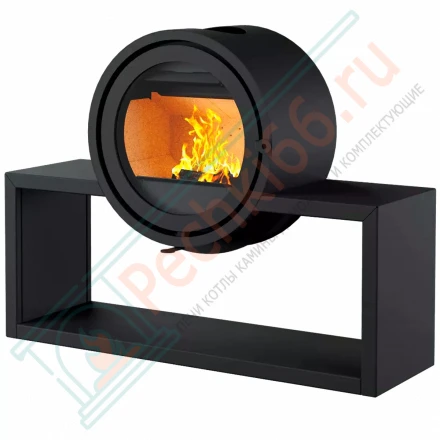Печь-камин D 600 на подиуме (Астов)