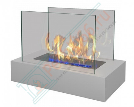 Настольный биокамин Galea, белый (ZeFire)