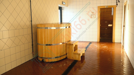 Купель кедровая овальная 78х100х120 (НКЗ)