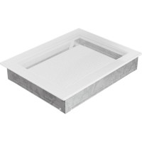 Решётка вентиляционная каминная белая 220х300 22/30B (Kratki)