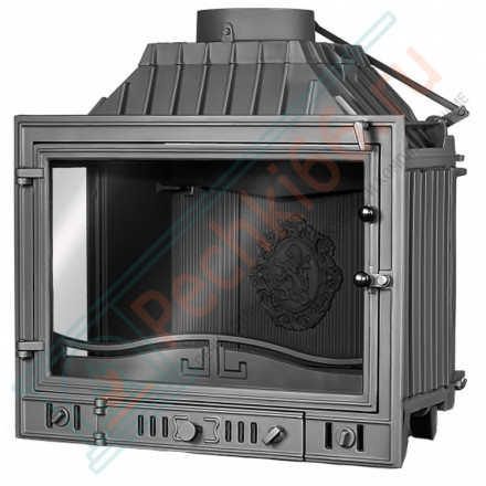Чугунная топка W4 LB, с левым стеклом (Kaw-Met)