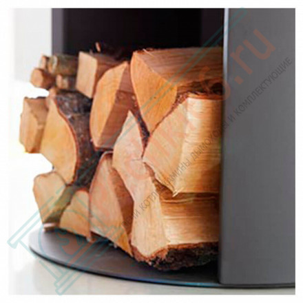 Печь-камин 510G:2 Style, верх стекло, цвет серый (Contura)