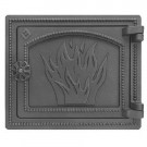 Дверца печная чугунная ДТ-3, антрацит (Везувий)