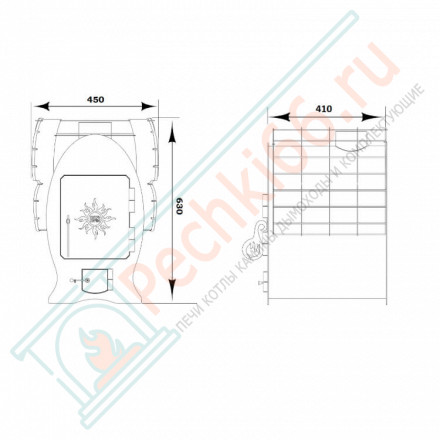 Банная печь Емеля мини (Царь-Печи)