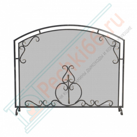 Экран каминный С120S, серебро (Везувий)