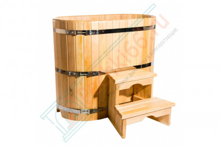 Купель кедровая овальная 100х170х120 (НКЗ)