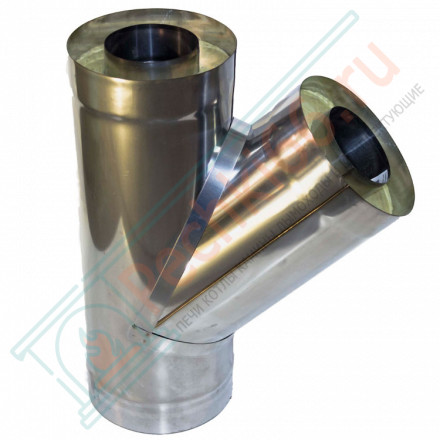 Сэндвич-тройник 135° (НЕРЖ-439/1,0-ОЦИНК/0,5) d-120/200 (УМК)