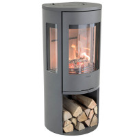 Печь-камин 556:1 Style, верх чугун, цвет серый (Contura)