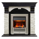 Электрокаминокомплект Dublin - Венге / Сланец белый с очагом Chesford