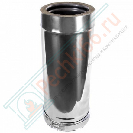 Сэндвич труба для дымохода L=500 (AISI-316L/0,8-AISI-304/0,5) d-120/220 (Craft-HF-50B)