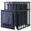 Чугунная печь для бани Гефест GFS-ЗК 30 в сетке (ТехноЛит)