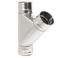 Тройник моно 45° ТРМ (М)-Р (316-0.5) d-100 (ТиС Промо)