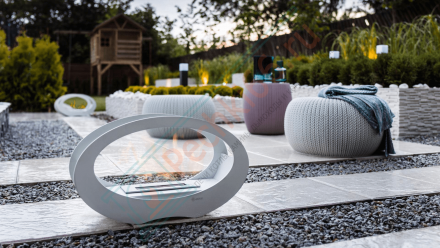 Биокамин ECHO, белый (Kratki)