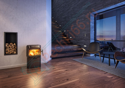 Чугунная печь-камин F 105 R B BP, стеатит (Jotul)